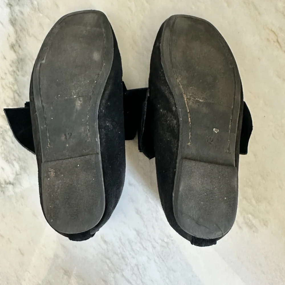 Old Navy Black Kids Shoes with Bow, size 12